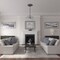 Ekena Millwork Biddix Ceiling Medallion (Fits Canopies up to 7 1/2"), 20 7/8"OD x 1 1/4"P, Painted Turtle CM20BXPTF - alternate 3